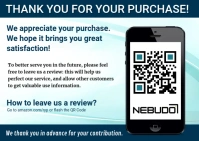 Thank you for your purchase Postcard template