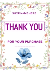 Thank you for your purchase A3 template