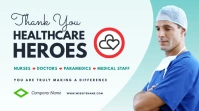 Thank You Healthcare Workers Twitter Post template