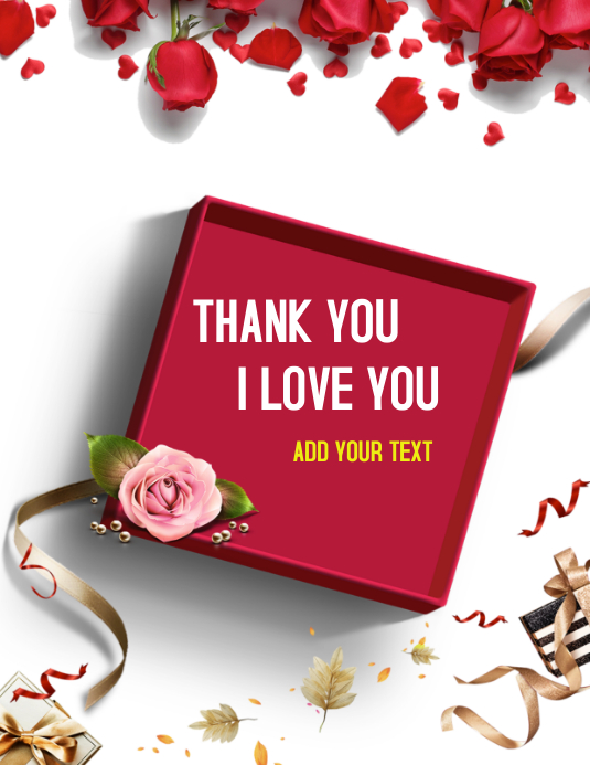 Thank you I love you best wishes Template PosterMyWall Thank you I love you best wishes Template PosterMyWall