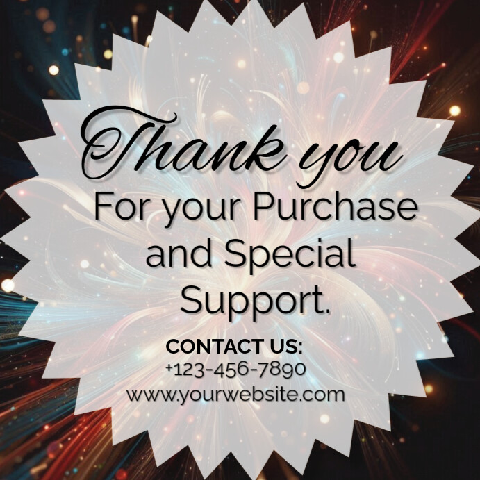 Copy of Thank You Instagram Post | PosterMyWall