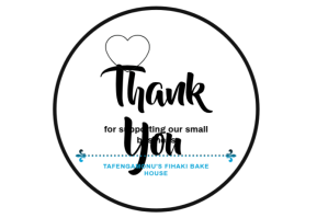 THANK YOU LABEL Etykieta template