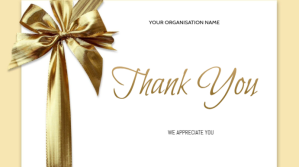 Thank you note Præsentation (16:9) template