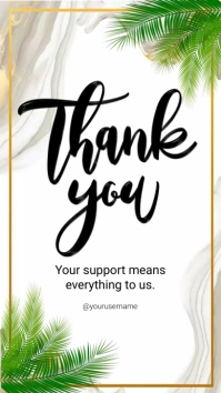 THANK YOU NOTE Instagram-Story template