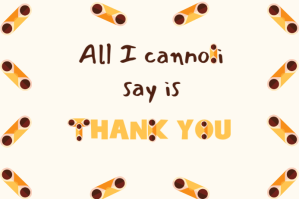 Thank you note Etiqueta template