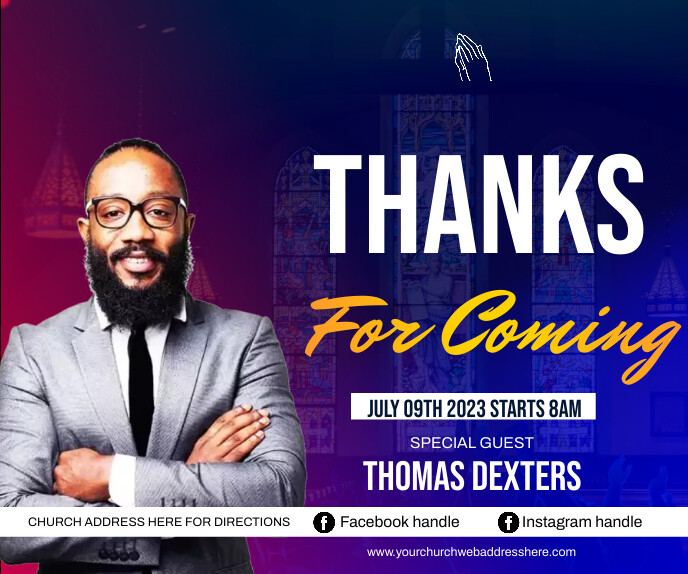 Copy of Thank you note | PosterMyWall