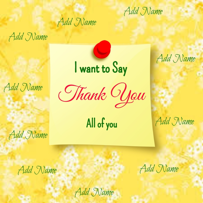 Copy of Thank you note Instagram post | PosterMyWall