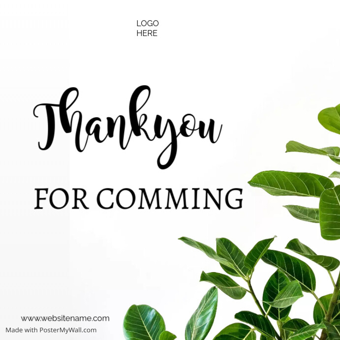 thank you note template PosterMyWall