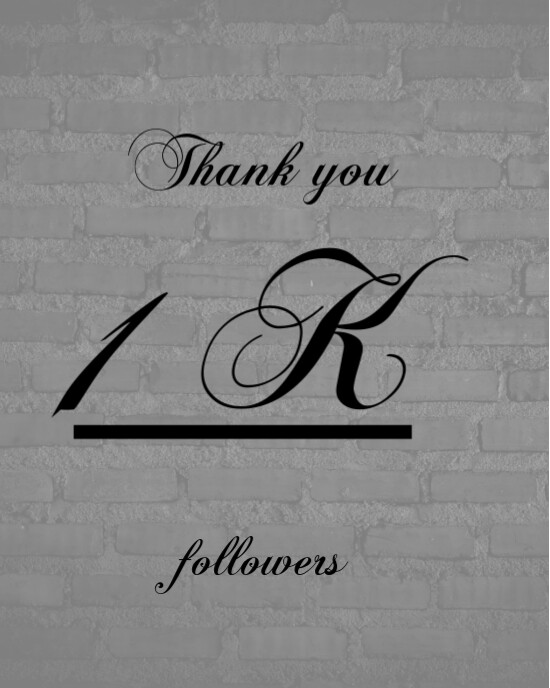 Thank you page Instagram Portrait template