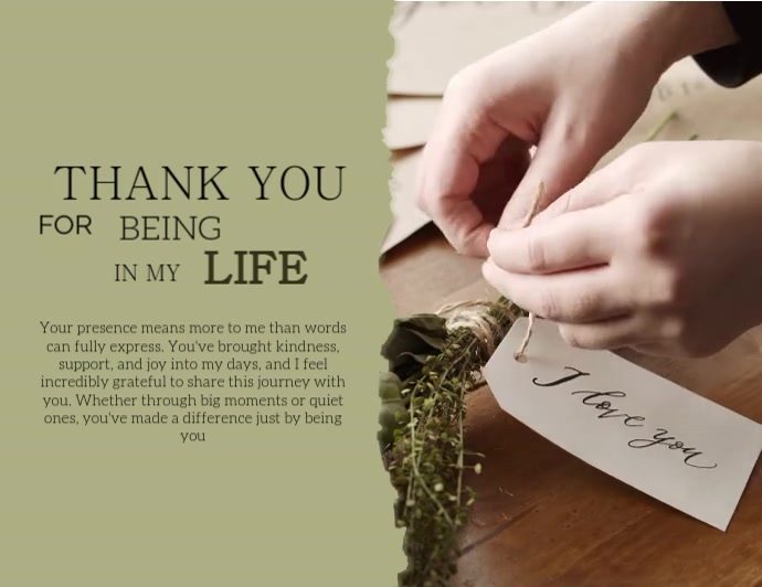 thank you post Pamflet (VSA Brief) template