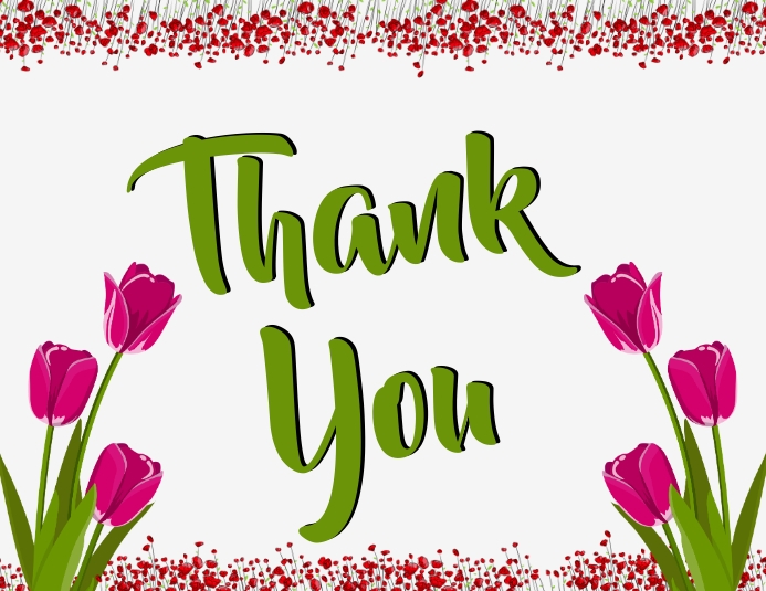 Modèle Thank You Poster PosterMyWall