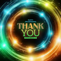 thank you social media template Instagram Post