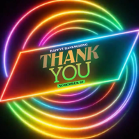 thank you social media template Instagram Post