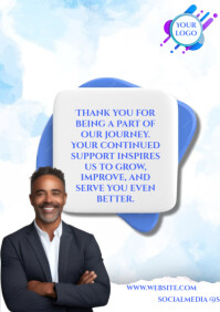 Thank you template A4