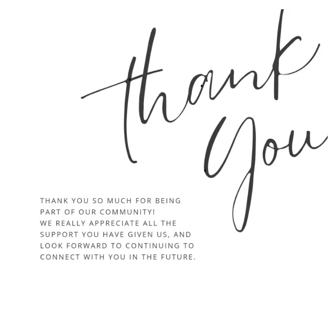Thank you template online greeting card PosterMyWall