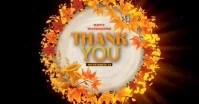 THANK YOU THANKSGIVING CARD Facebook Shared Image template