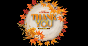 Hitam Thanksgiving Facebook 共享图片 Template