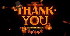 THANK YOU THANKSGIVING CARD auf Facebook geteiltes Bild template