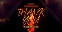 THANK YOU THANKSGIVING CARD Facebook Shared Image template