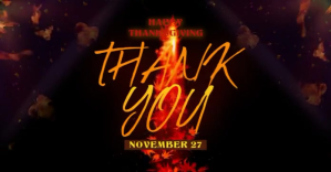 THANK YOU THANKSGIVING CARD ภาพที่แชร์บน Facebook template