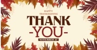 THANK YOU THANKSGIVING DESIGN TEMPLATE Facebook Shared Image