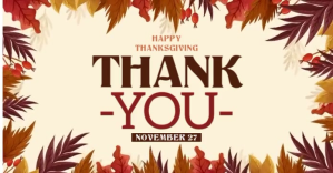 Yellow Thanksgiving Appreciation Facebook Gedeelde Prent Template