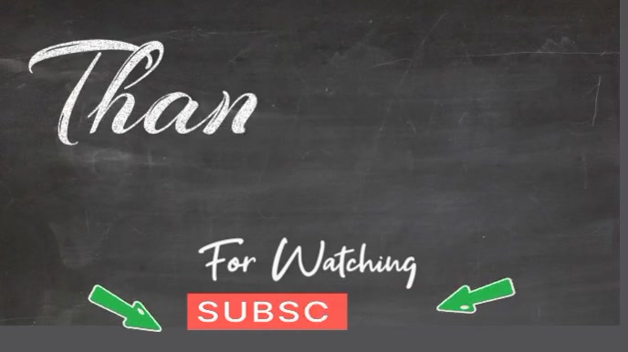 Thank You Video Outro Template | PosterMyWall