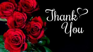 Thank You Video roses Flowers Greeting Card Facebook-covervideo (16:9) template