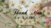 Thank You Video  Thank You Message YouTube Thumbnail template