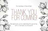 THANK YOU wedding CARD CARDS Template Label