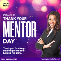 Thank Your Mentor Day Instagram Post template