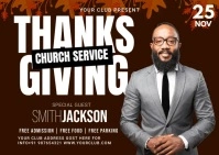 Thankgiving Postal template