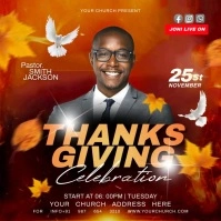 Thankgiving Instagram Post template