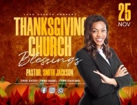 Thankgiving Flyer (US Letter) template