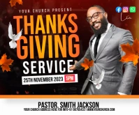 Thankgiving Medium Rectangle template