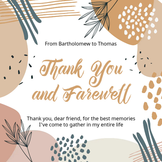 372+ Free Farewell Card Templates | PosterMyWall 372-free-farewell-card-templates-postermywall