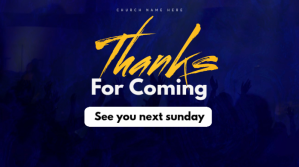 Paars Thanks for coming template Iphosti le-Twitter
