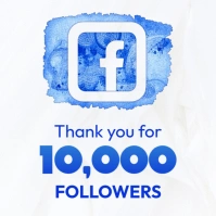 Thanks for Facebook followers Pos Instagram template