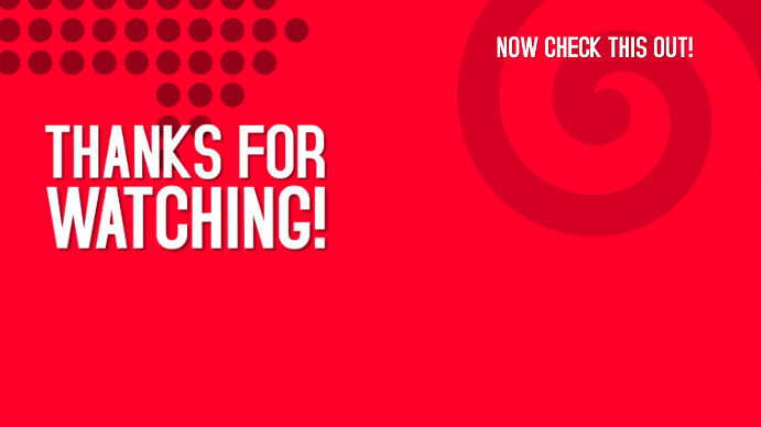 Thanks For Watching Template | PosterMyWall