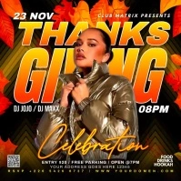 Thanks giving celebration Persegi (1:1) template