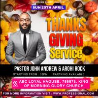 thanks giving church Template | PosterMyWall