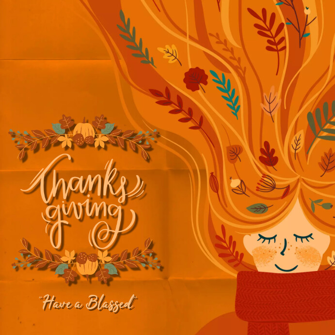 Thanks Giving Instagram Post template