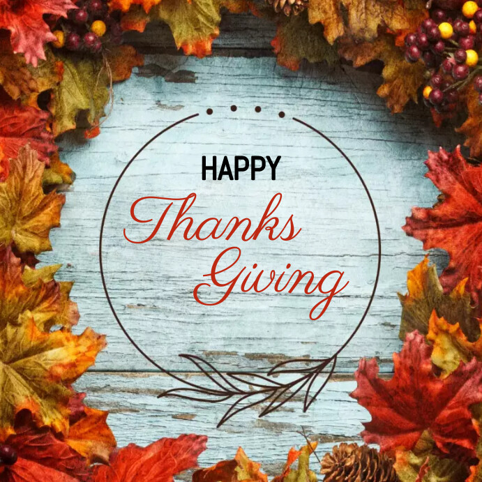 Thanks giving Template | PosterMyWall
