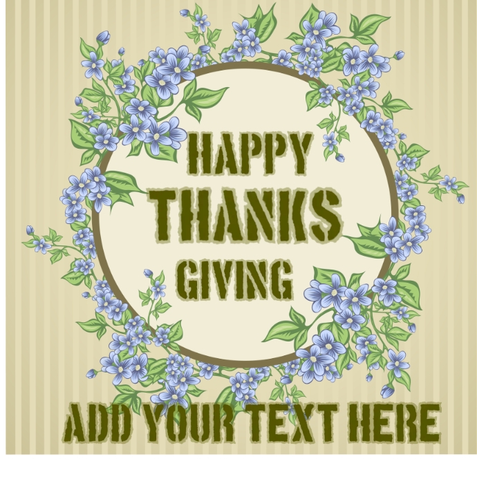 Copy of Thanks giving | PosterMyWall