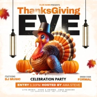 thanks giving Instagram Post template