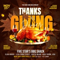 Thanks Giving Dinner Square (1:1) template