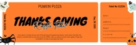 Thanks Giving Raffle Ticket Twitter Banner template