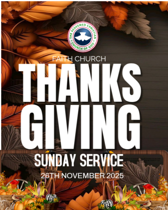 thanks giving service Template | PosterMyWall