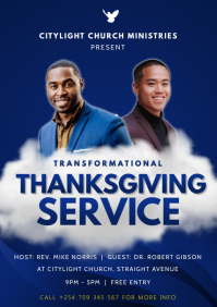 Thanks giving service Template | PosterMyWall
