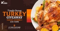 Thanks Giving Turkey Giveaway Facebook Shared Image template